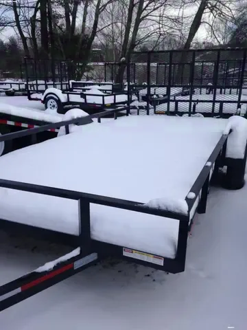 12ft LANDSCAPE Trailer w/4 Tie Down Hooks