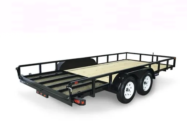 14ft Pressure Treated Decking Utility Trailer