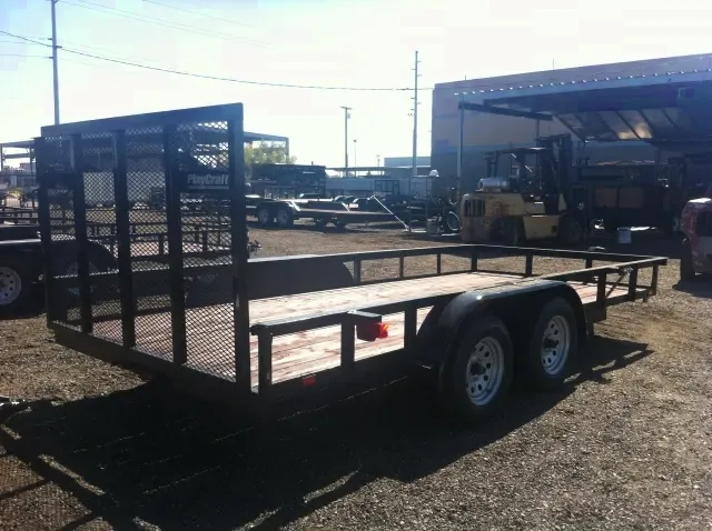 16FT BUMPER PULL TA OPEN TRAILER