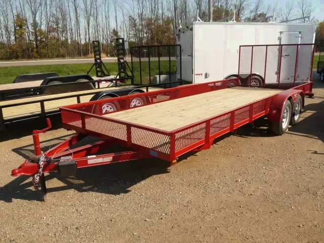RED 20FT BP UTILITY TRAILER