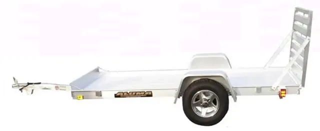 Single 3500lb Axle Utility Trailer 10ft w/Spare Mount