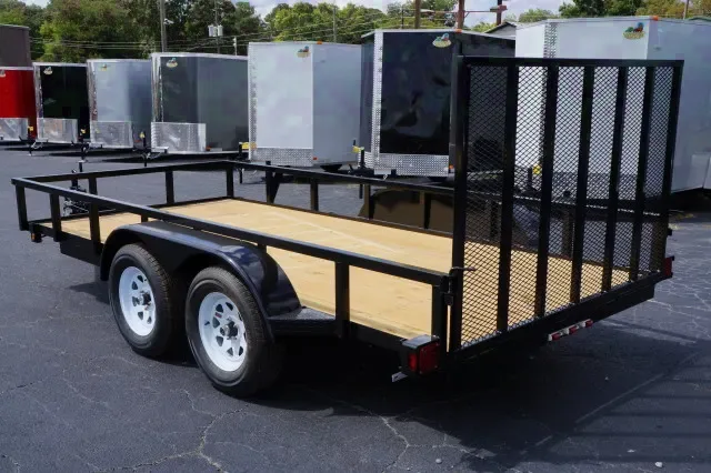 14ft Tandem 3500lb Axle Utility with Ramp