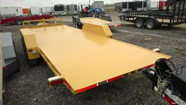22ft Diamond Tread Plate Deck Tilt Bed Equipment Trailer