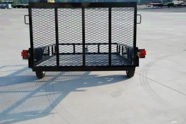 8ft Expanded Metal Single Axle Utility