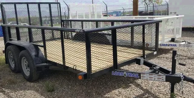 12ft TA Utility Trailer w/High Mesh Sides