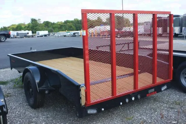 12ft Single 3500lb Axle Utility Trailer