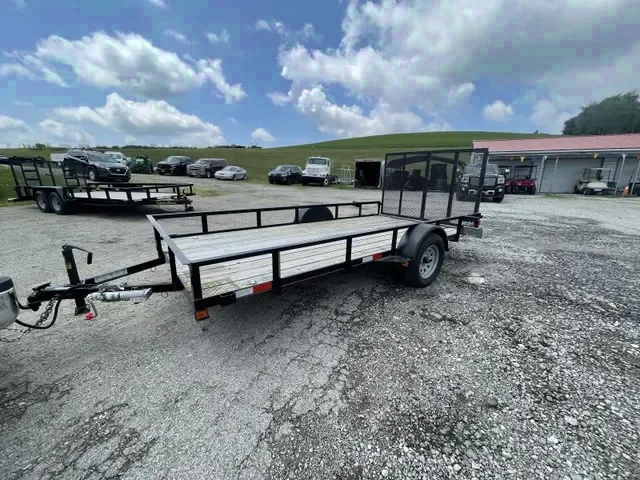 Black 14ft SA Utility Trailer