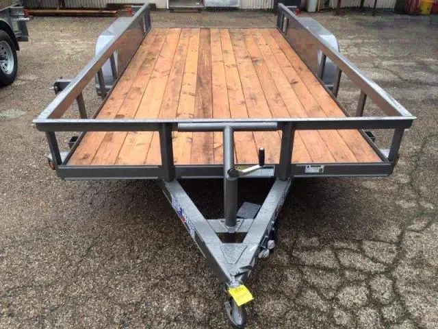 Charcoal Grey 14ft TA Utility Trailer