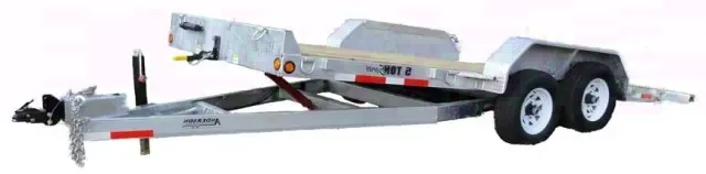16ft Silver Tilt Bed Utility/Equipment Trailer