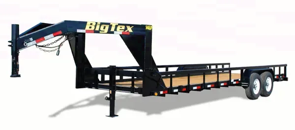20ft Heavy Duty Pipe Gooseneck Trailer w/Ramps