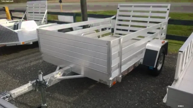8ft Lightweight Utility Trailer w/Side racks