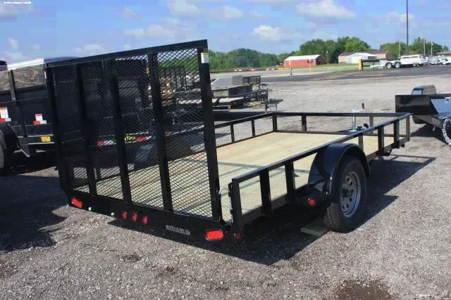 12FT SA Wood Deck Utility Trailer