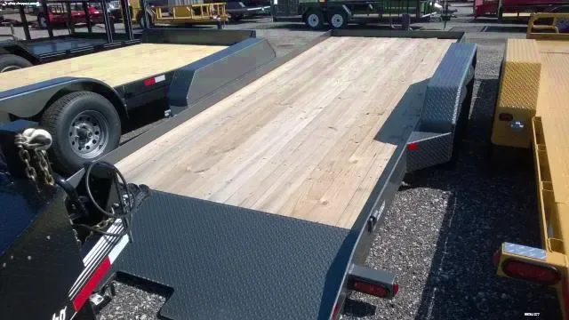 18ft Full Tilt Bed Bumper Pull Utility Trailer