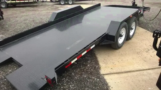 20ft Tilt Bed Utility Trailer w/Steel Floor