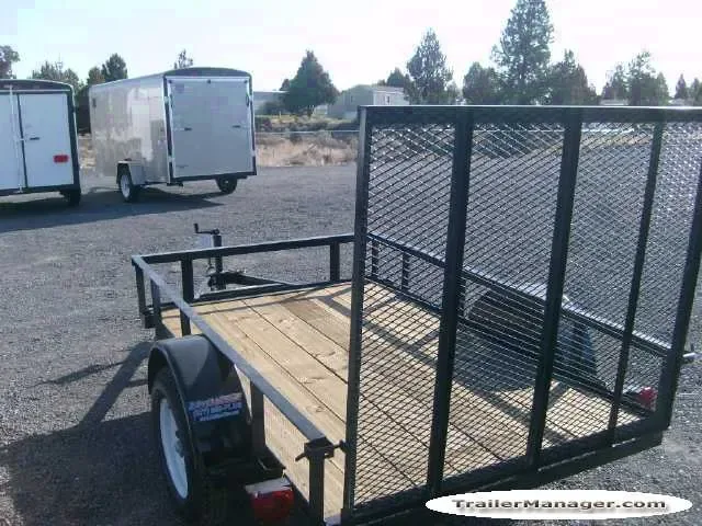SA BLACK UTILITY TRAILER 8FT