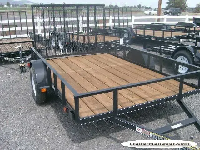 10FT SA UTILITY TRAILER W/REAR GATE