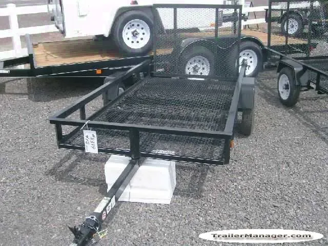 MESH 8FT SINGLE AXLE UTILITY TRAILER