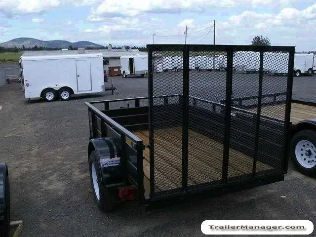 8FT SA UTILITY TRAILER W/SOLID SIDES
