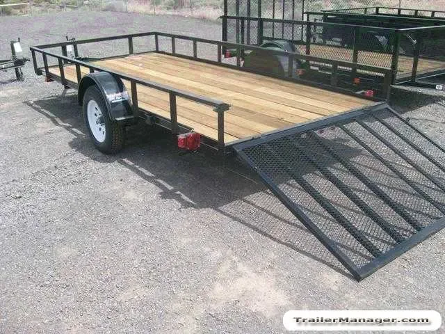 SINGLE 3500LB AXLE 12FT BP UTILITY TRAILER
