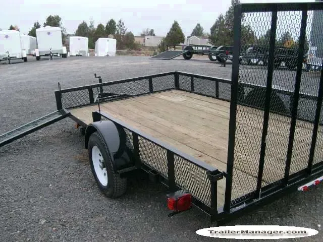 12FT ATV/UTILITY TRAILER W/SIDE RAMP