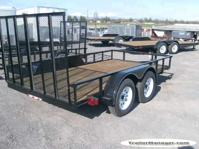 UTILITY TRAILER 14FT W/TREATED LUMBER DECKING