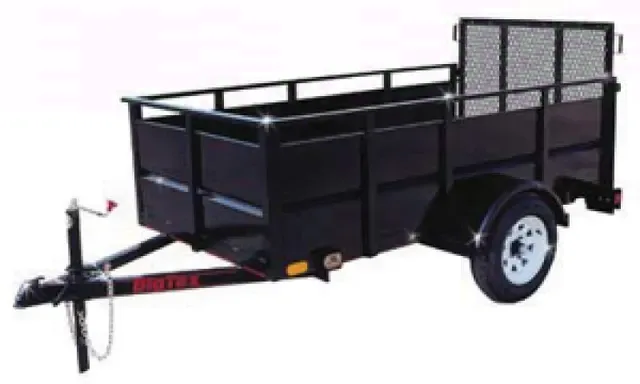 8ft Utility Trailer - Solid Sides