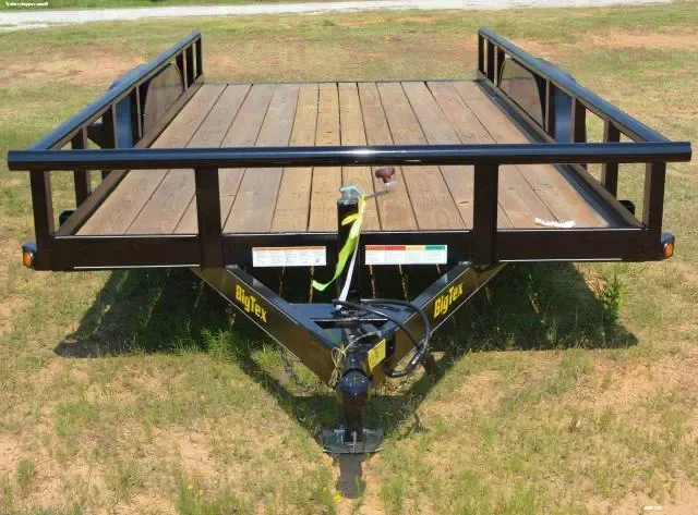 16FT Pipe Utility Trailer w/Slide In Ramps