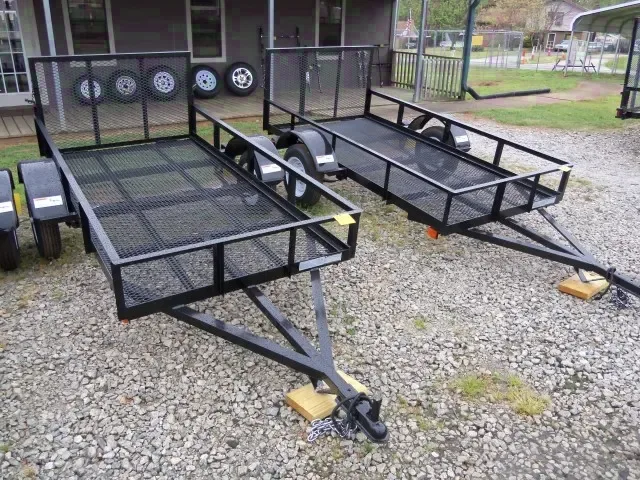 8FT...MESH FLOOR...UTILITY TRAILER