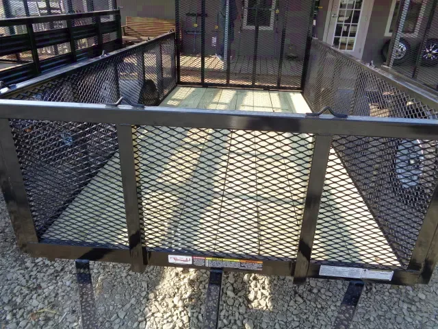 10FT MESH SIDES REAR GATE  UTILITY TRAILER