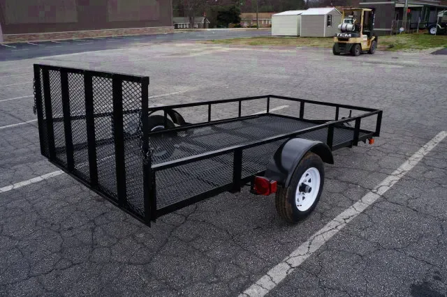 8FT BLACK SA MESH UTILITY TRAILER