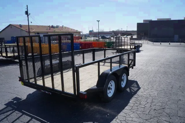 12ft TA...HIGH MESH SIDES...UTILITY TRAILER