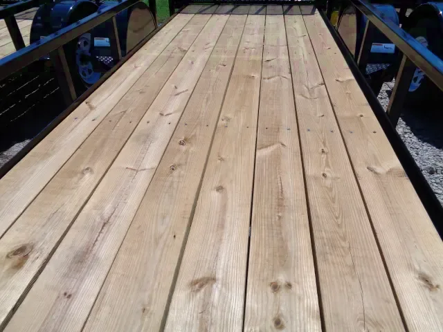 12FT UTILITY TRAILER STEEL FRAME WOOD DECK