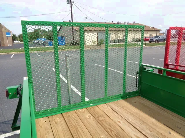 GREEN 12FT SA UTILITY TRAILER W/SOLID SIDES