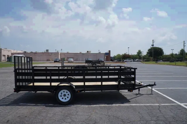 12FT METAL SLAT SIDE UTILITY TRAILER