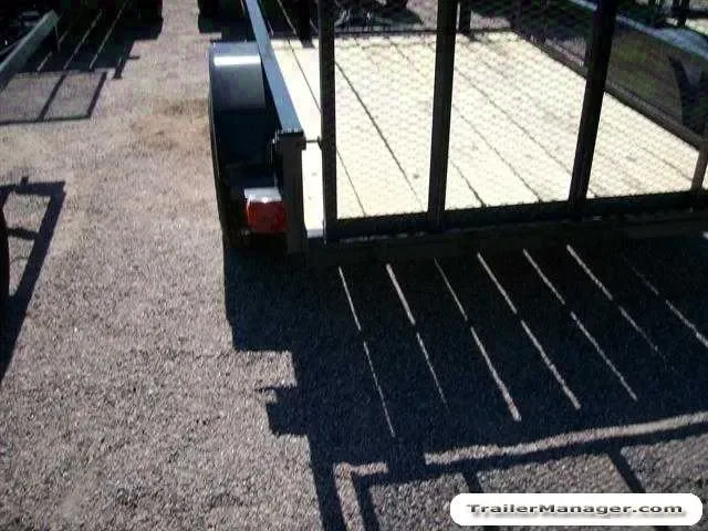8ft Single Axle Black Frame with Brake