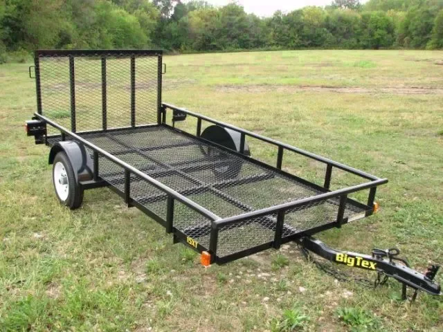 Utility Trailer w/Mesh Floor 8ft