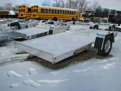 10ft Open Silver Lightweight Utility Trailer
