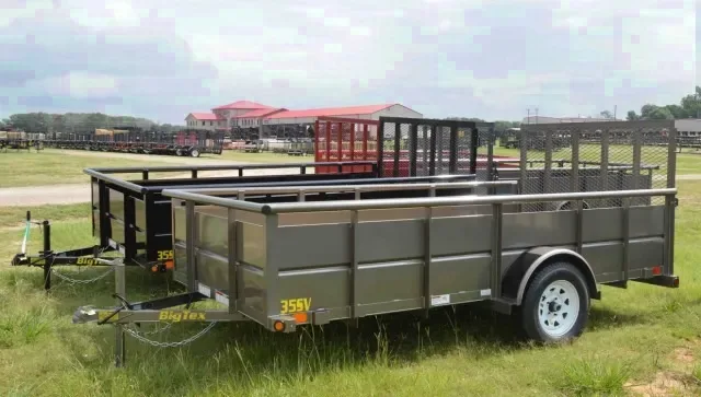 12ft Utility Trailer w/Steel Side Panels
