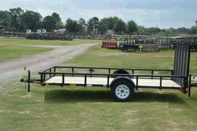12ft Bumper Pull Hitch SA Utility Trailer