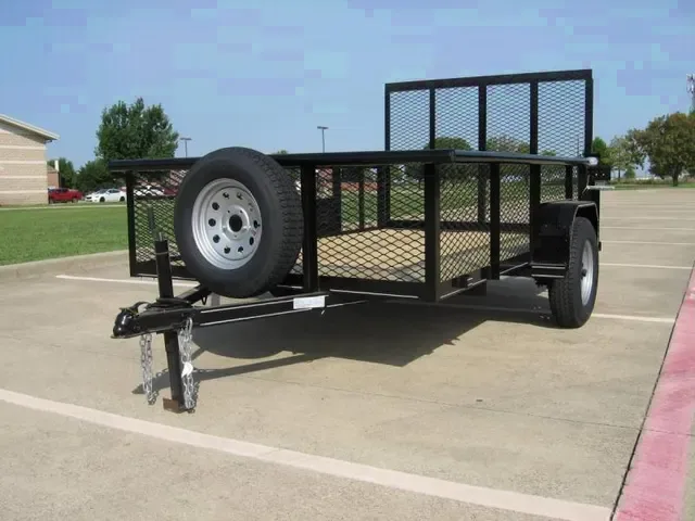 10ft Single 3500lb Axle Utility Trailer with Rampgate