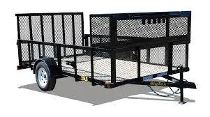 12ft SA Black Landscape Trailer