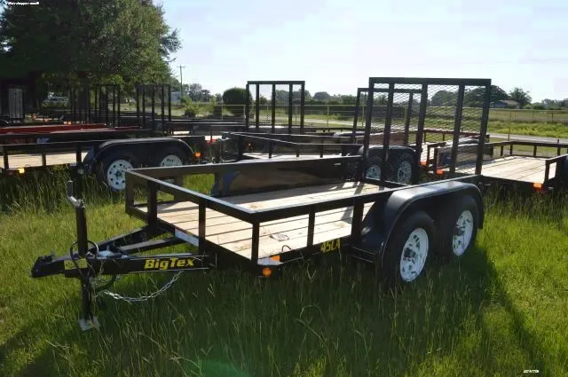 12ft Tandem 3500lb Axle Utility Trailer with Rampgate