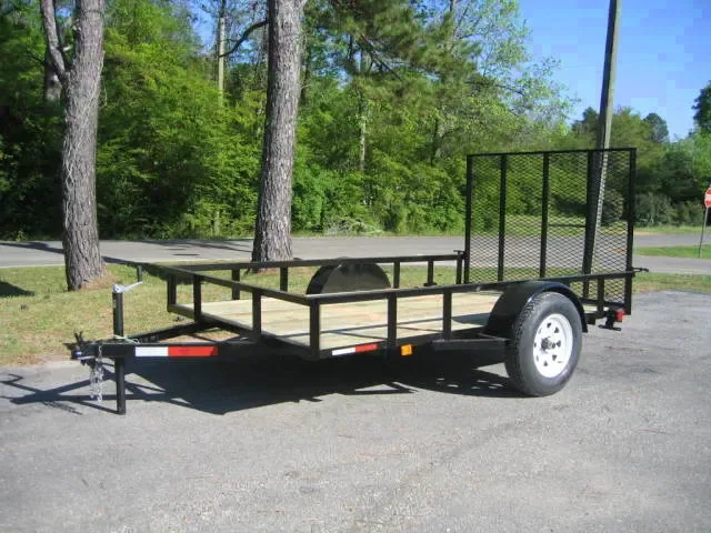 10ft Pipe Top Rail Utility Trailer