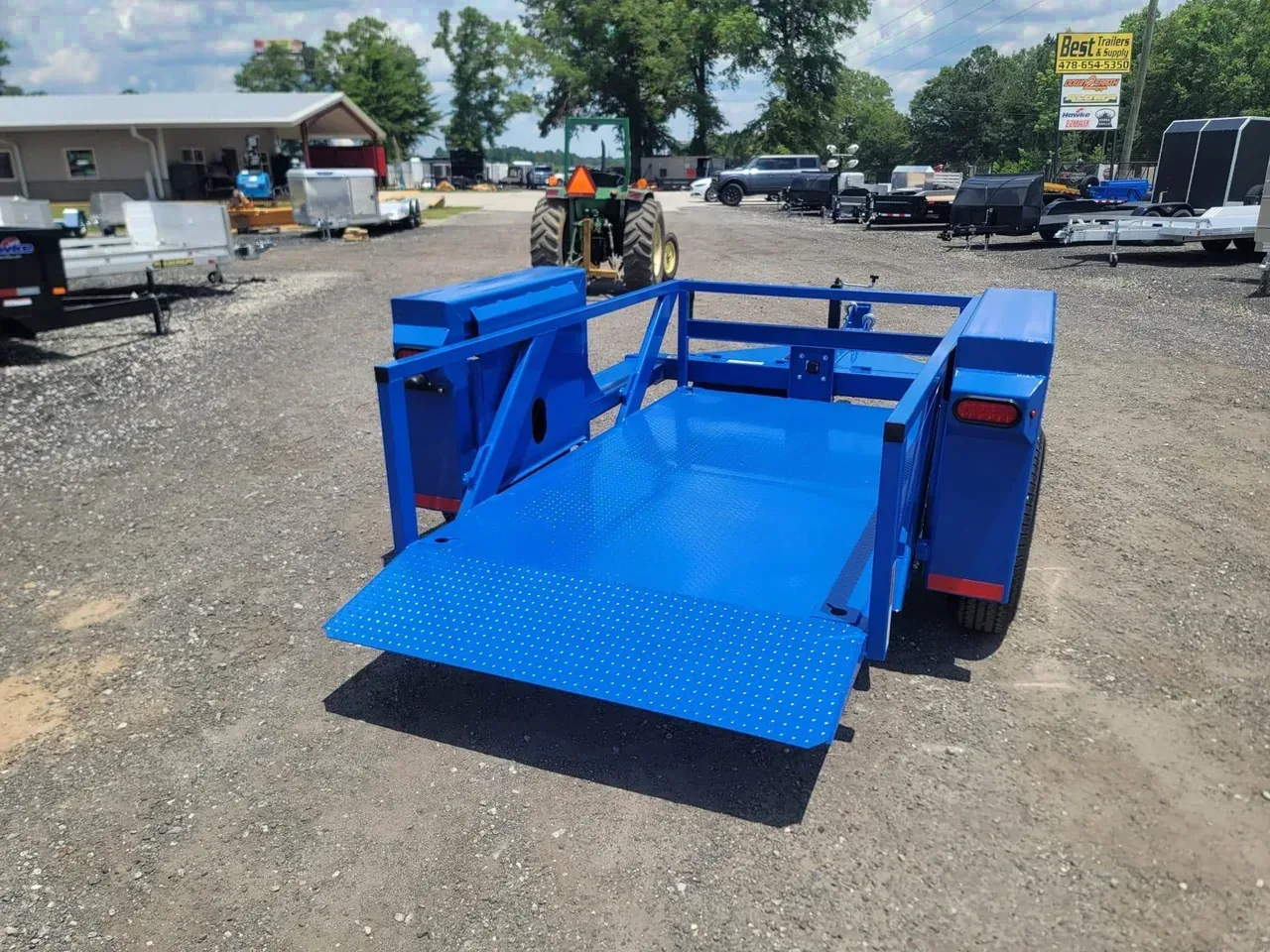 Utility Trailer 2027 5X10 Anderson trailers hgl single axle trailer ground load 5×10 -HGL-S-HGL5510S-107668