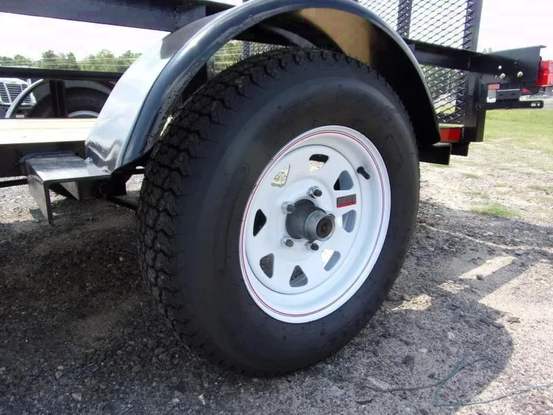 2025 Down 2 Earth 5x8 Black Utility Trailer