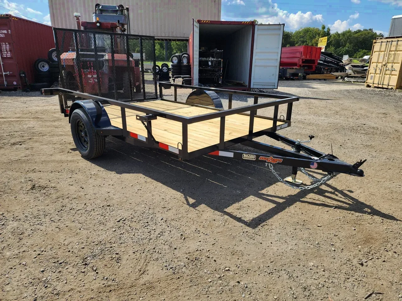 Utility Trailer 2027 6.33X12 Down 2 Earth Trailers 76x12ut utility atv mower trailer