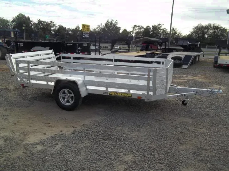 2025 Aluma 7712H BT SR Aluminum Utility Trailer
