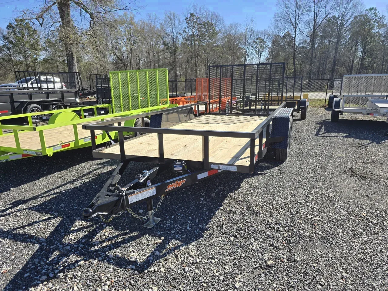 Utility Trailer 2026 6.5X12 Down 2 Earth Trailers 76x12TA utility atv mower trailer -DTE7612T-129516 6.5 ft. x12 ft.