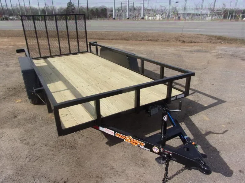 2025 Down 2 Earth 6.5x14 Wood Deck Utility Trailer - Bonaire, GA