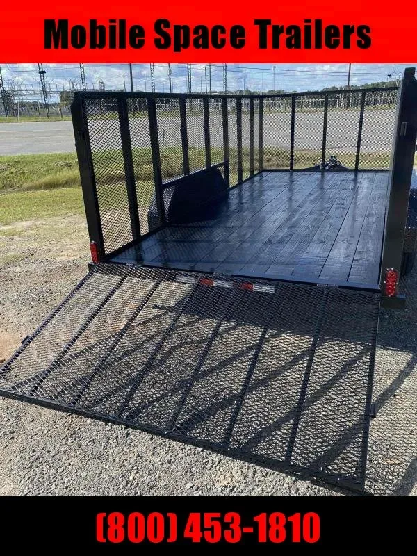 2025 Tandem Axle Utility Trailer with 4' Mesh Sides – Ready for Work!